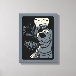 Toile Graphique hanté Noir de manoir de Scooby-Doo