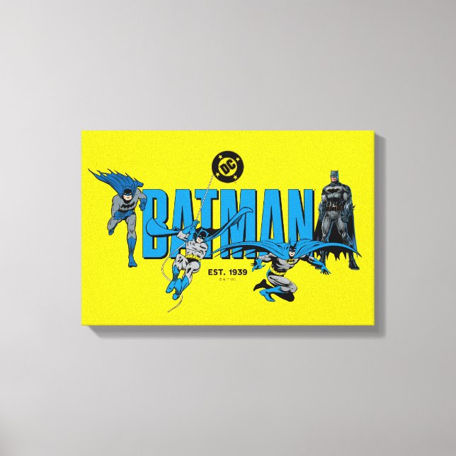 Toile Graphisme Batman Legends Forever (Recto)
