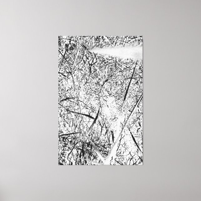 Toile Grass Alien blanc (Recto)