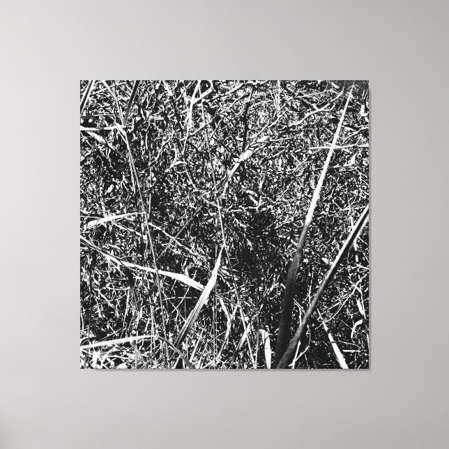 Toile Grass Alien noir (Recto)