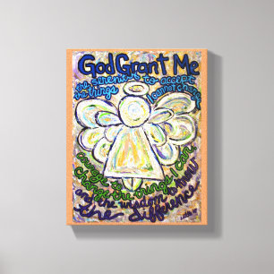 Toile Gravité Prière Ange Peinture Art Imprimer (Petite)