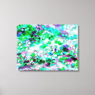 Toile Green Bokeh 92015 Remix