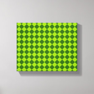 Toile Green Combination Diamond Motif par STaylor