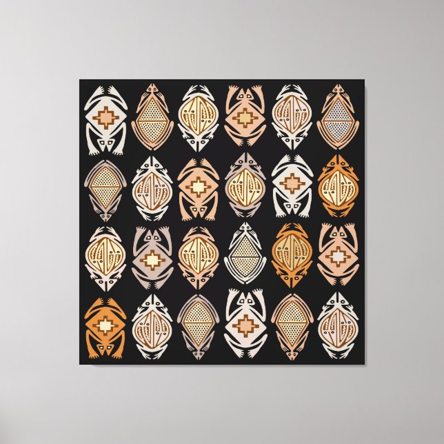 Toile Grenouilles (Recto)