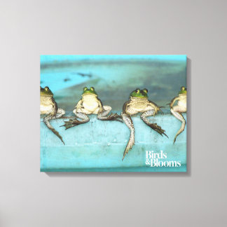 Toile Grenouilles assis
