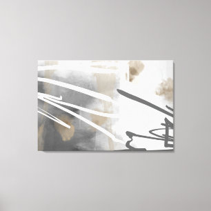 Toile Grige neutre minimaliste nordique Abstrait nordiqu