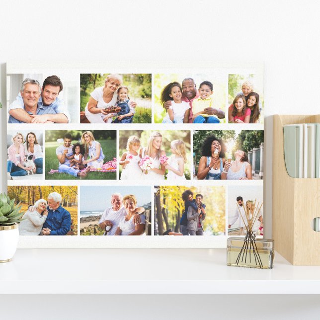 Toile Grille de maçonnerie moderne 12 photos blanc (Créateur téléchargé)