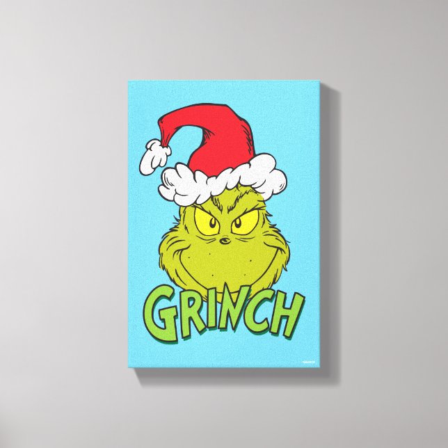 Toile Grinch classique | Naughty ou Nice (Recto)