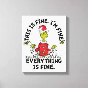 Toile Grinch   Tout va bien