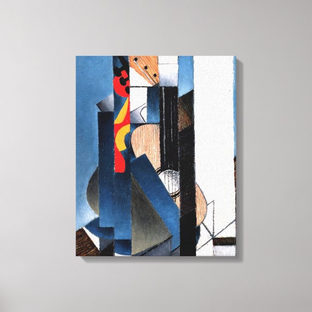 Toile Gris - Guitare, (Recto)