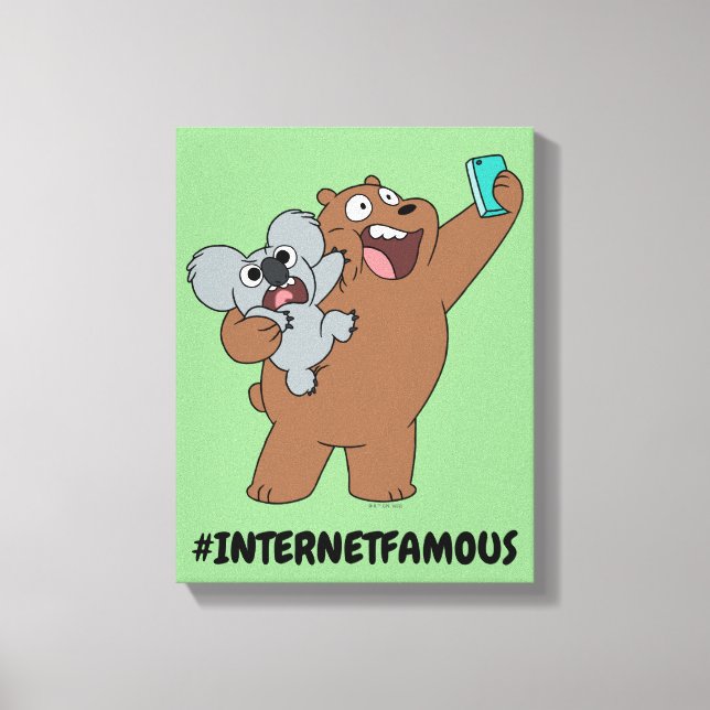 Toile Grizz & Nom Nom - #InternetFamous (Recto)