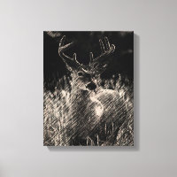 Gros Canvas Buck Imprimer