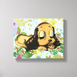 Toile gros oeil dormir Chien Chien Chien Chien Chien Chi