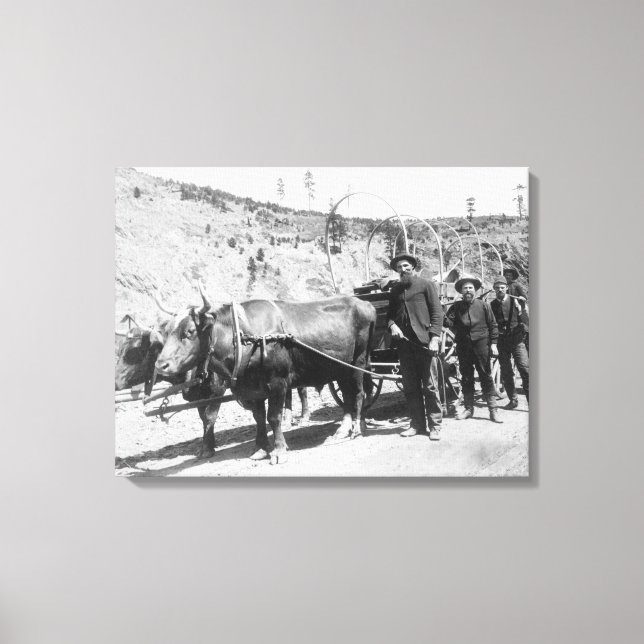 Toile Groupe de prospecteurs d'or Photographie (Recto)