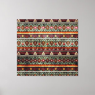 Toile Groupe tribal : Ethno Retro Motif