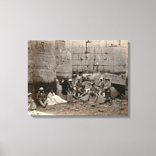 Toile Groupez la photographie dans le Hall des colonnes,