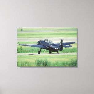 Toile Grumman TBF/TBM Avenger torpilleur embarqué sur po