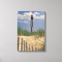 Guardian de Cape Henry Canvas Print