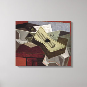 Toile Guitar et Newspaper, 1925
