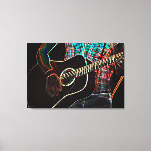 Toile Guitare 1 36x24 (90x60cm) waccn