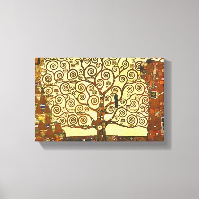 Toile Gustav Klimt Arbre de vie (Recto)