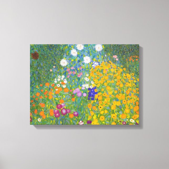 Toile Gustav Klimt Cottage Garden (Recto)