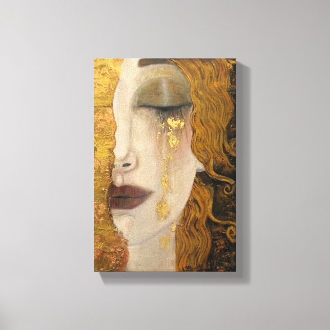 Toile Gustav Klimt Golden Tears (Recto)