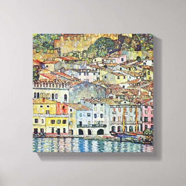 Toile Gustav Klimt - Malcena au jardin (Recto)