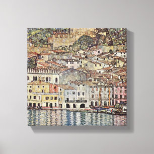 Toile Gustav Klimt - Malcesine sur le lac de Garde
