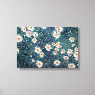 Toile Gustave Caillebotte - Parterre de Marguerites, Dét