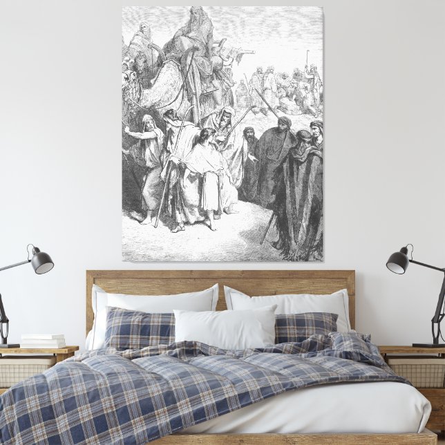 Toile Gustave Doré - Joseph is Sold by His Brothers (Insitu(Chambre))