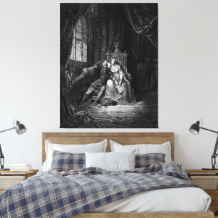 Toile Gustave Doré - Paolo Malatesta et Francesca