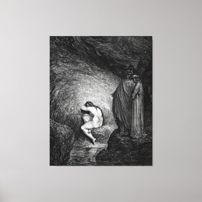 Toile Gustave Doré - Where Counterfeiters Are Punished - (Recto)