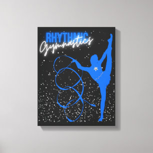 Toile Gymnastique rythmique Ruban et étoiles