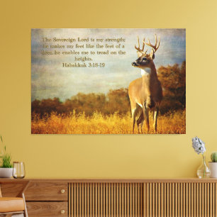 Toile Habakkuk 3:18 Inspirationnel