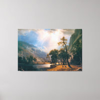 Half Dome d'Albert Bierstadt, vallée de Yosemite,