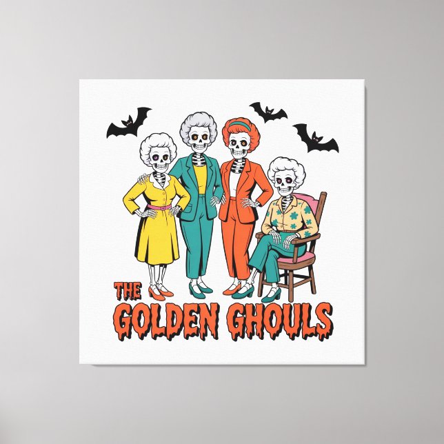Toile Halloween des filles des Gouls d'or (Recto)