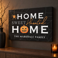 Halloween Maison Sucrée Maison Hantée Nom de Famil