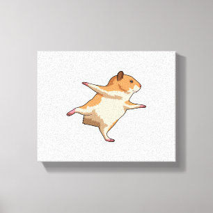 Toile Hamster au Yoga Stretching Legs