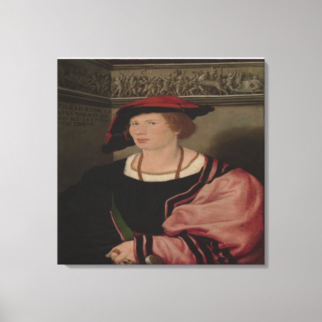 Toile HANS HOLBEIN Benedikt von Hertenstein (Recto)