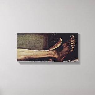 Toile Hans Holbein le plus jeune - pieds du Christ