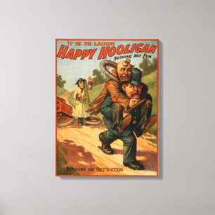 Toile Happy Hooligan "C'est de rire" Poster du Théâtre
