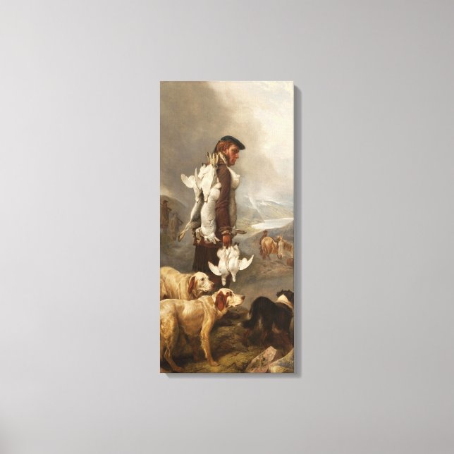 Toile Hares de tir d'hiver Ansdell et Ptarmigan (Recto)