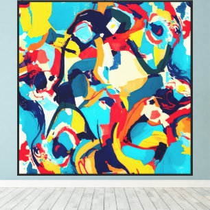 Toile Harmonie colorée