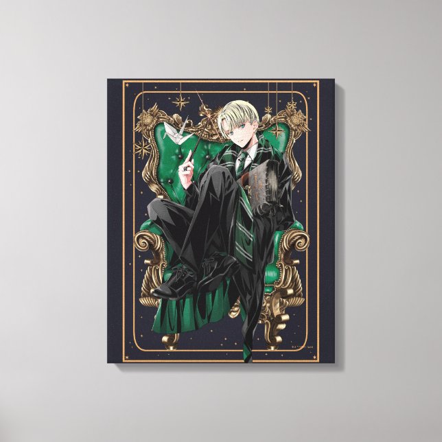 Toile HARRY POTTER™ | Anime Draco Malfoy Assis (Recto)
