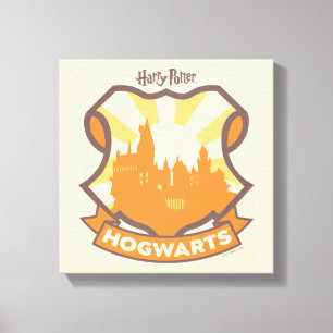 Toile HARRY POTTER™   Summer Magic HOGWARTS™ Crest