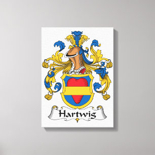 Toile Hartwig Family Crest