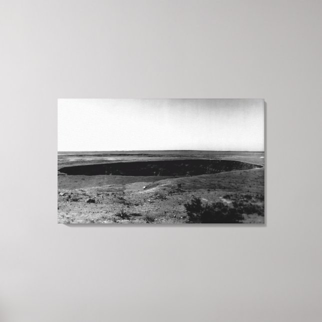 Toile Hawaii - Vue de Halemauman Pit en HA (Recto)