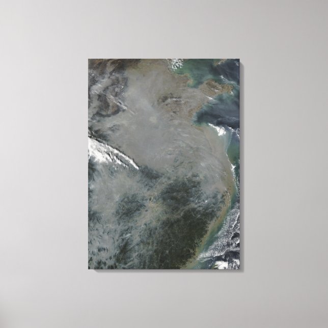 Toile Haze au-dessus de la Chine orientale (Recto)