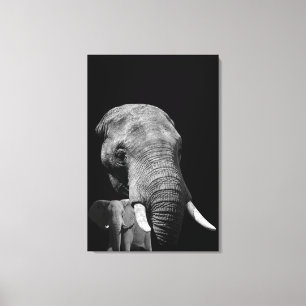 Toile Head strong elephant